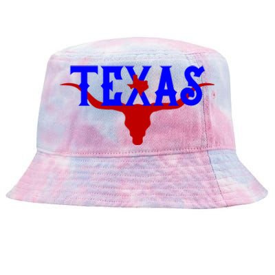 Texas Original State Longhorn Logo Tie-Dyed Bucket Hat