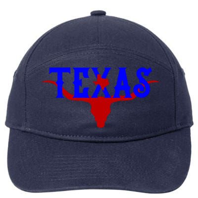 Texas Original State Longhorn Logo 7-Panel Snapback Hat