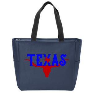 Texas Original State Longhorn Logo Zip Tote Bag