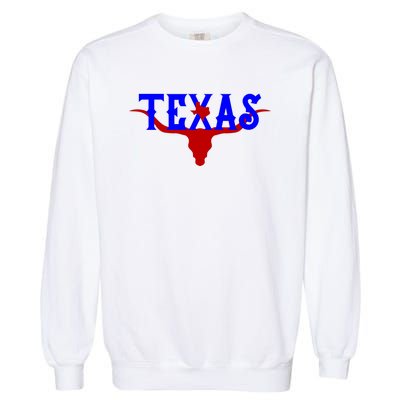 Texas Original State Longhorn Logo Garment-Dyed Sweatshirt