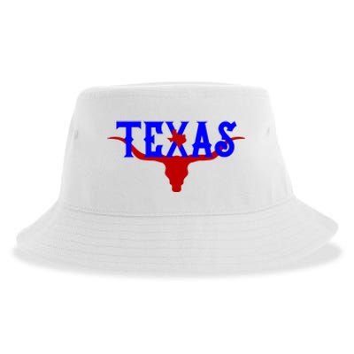 Texas Original State Longhorn Logo Sustainable Bucket Hat