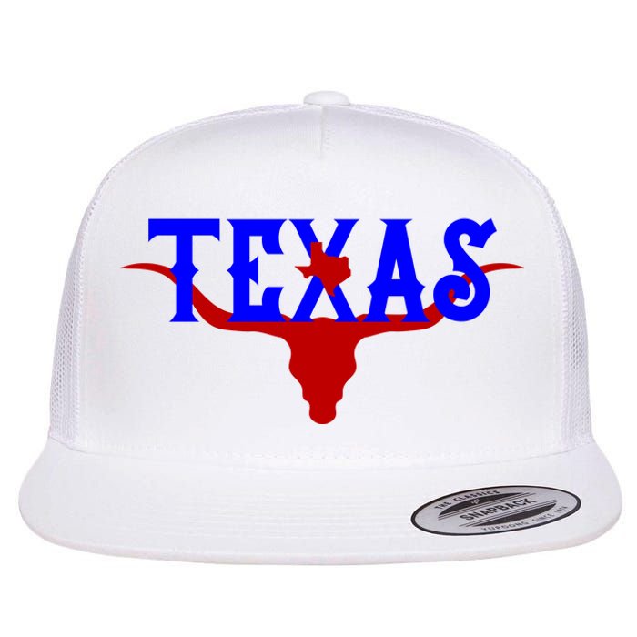 Texas Original State Longhorn Logo Flat Bill Trucker Hat