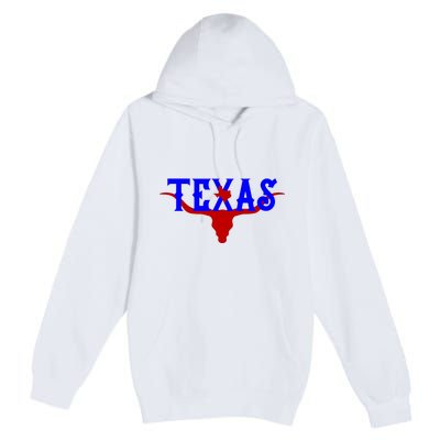 Texas Original State Longhorn Logo Premium Pullover Hoodie