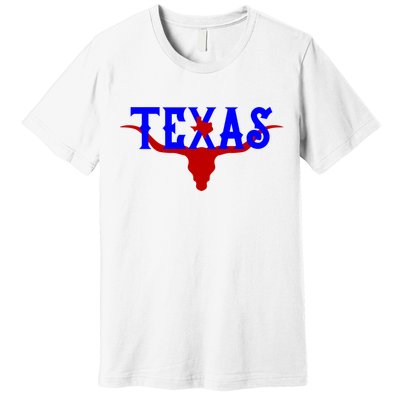 Texas Original State Longhorn Logo Premium T-Shirt