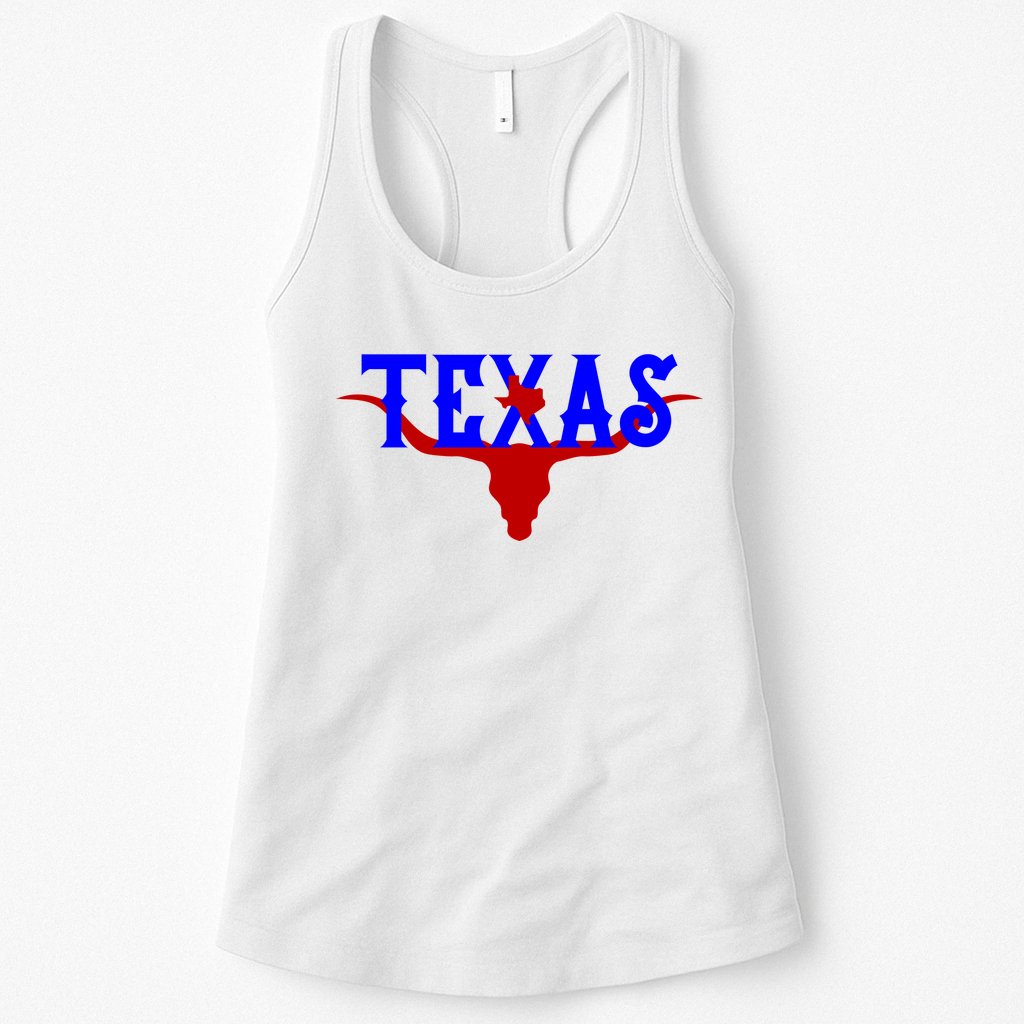 Texas Original State Longhorn Logo Womens Tank Top