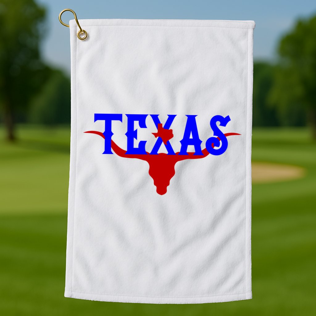 Texas Original State Longhorn Logo Golf Towel