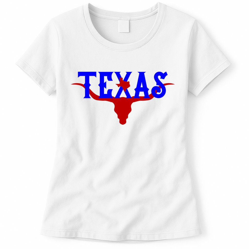 Texas Original State Longhorn Logo Womens T-Shirt