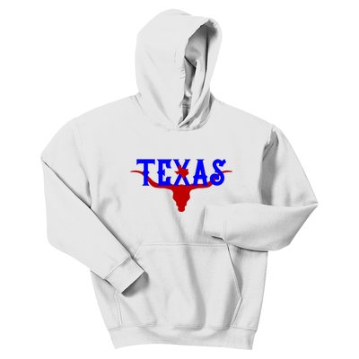 Texas Original State Longhorn Logo Kids Hoodie