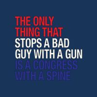 The Only Thing That Stops A Bad Guy With A Gun Is A Congress With A Spine Knit Cap Winter Beanie