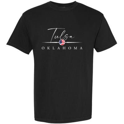 Tulsa Oklahoma Garment-Dyed Heavyweight T-Shirt