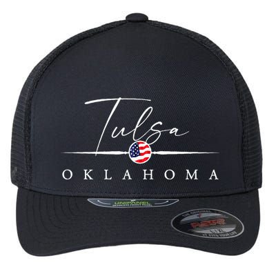 Tulsa Oklahoma Flexfit Unipanel Trucker Cap