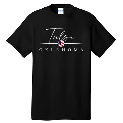 Tulsa Oklahoma Tall T-Shirt