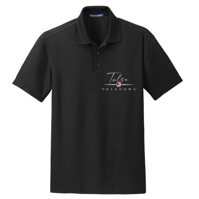 Tulsa Oklahoma Dry Zone Grid Polo