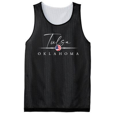 Tulsa Oklahoma Mesh Reversible Basketball Jersey Tank