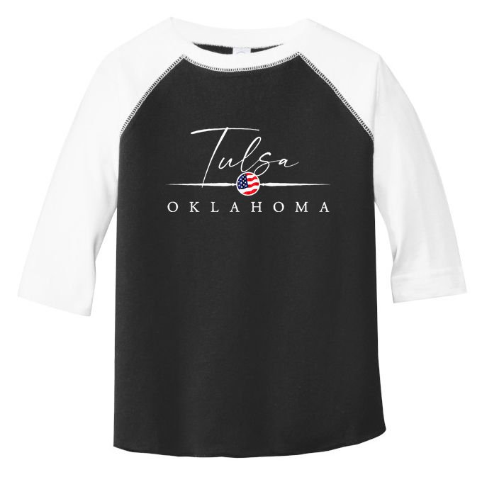Tulsa Oklahoma Toddler Fine Jersey T-Shirt