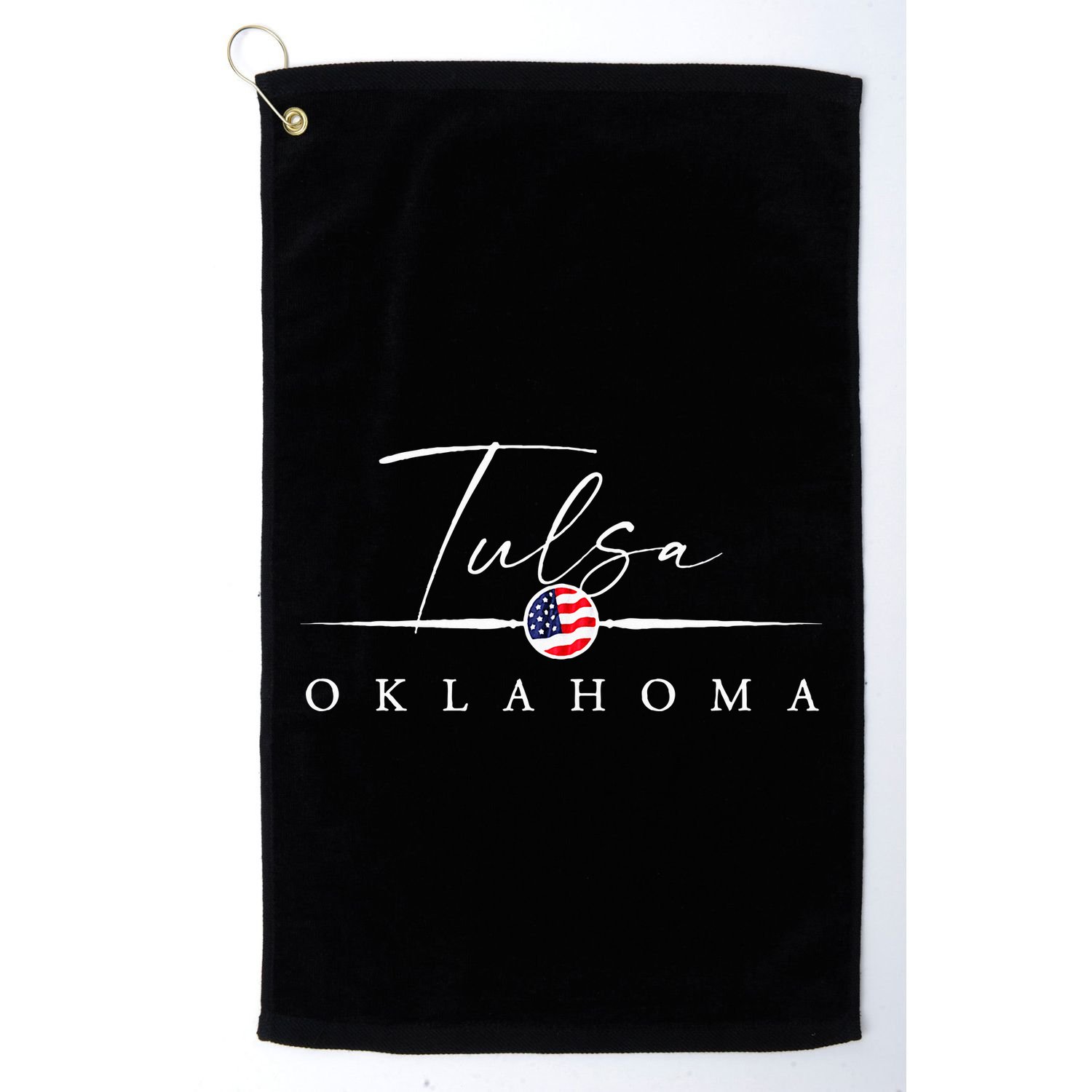 Tulsa Oklahoma Golf Towel