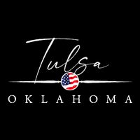 Tulsa Oklahoma Cropped Pullover Crew