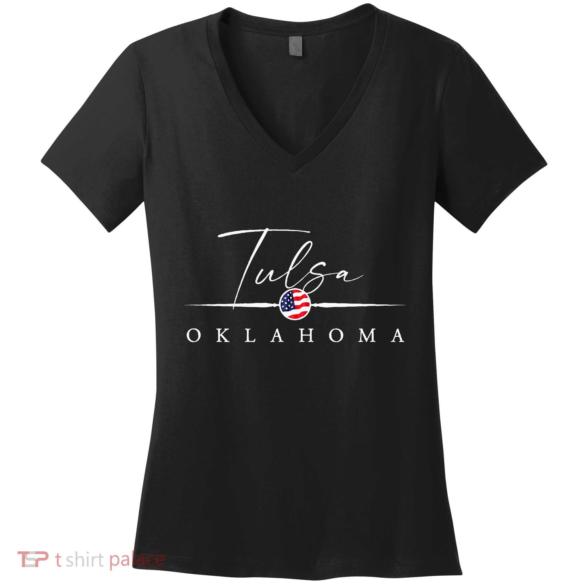 Tulsa Oklahoma Women's V-Neck T-Shirt