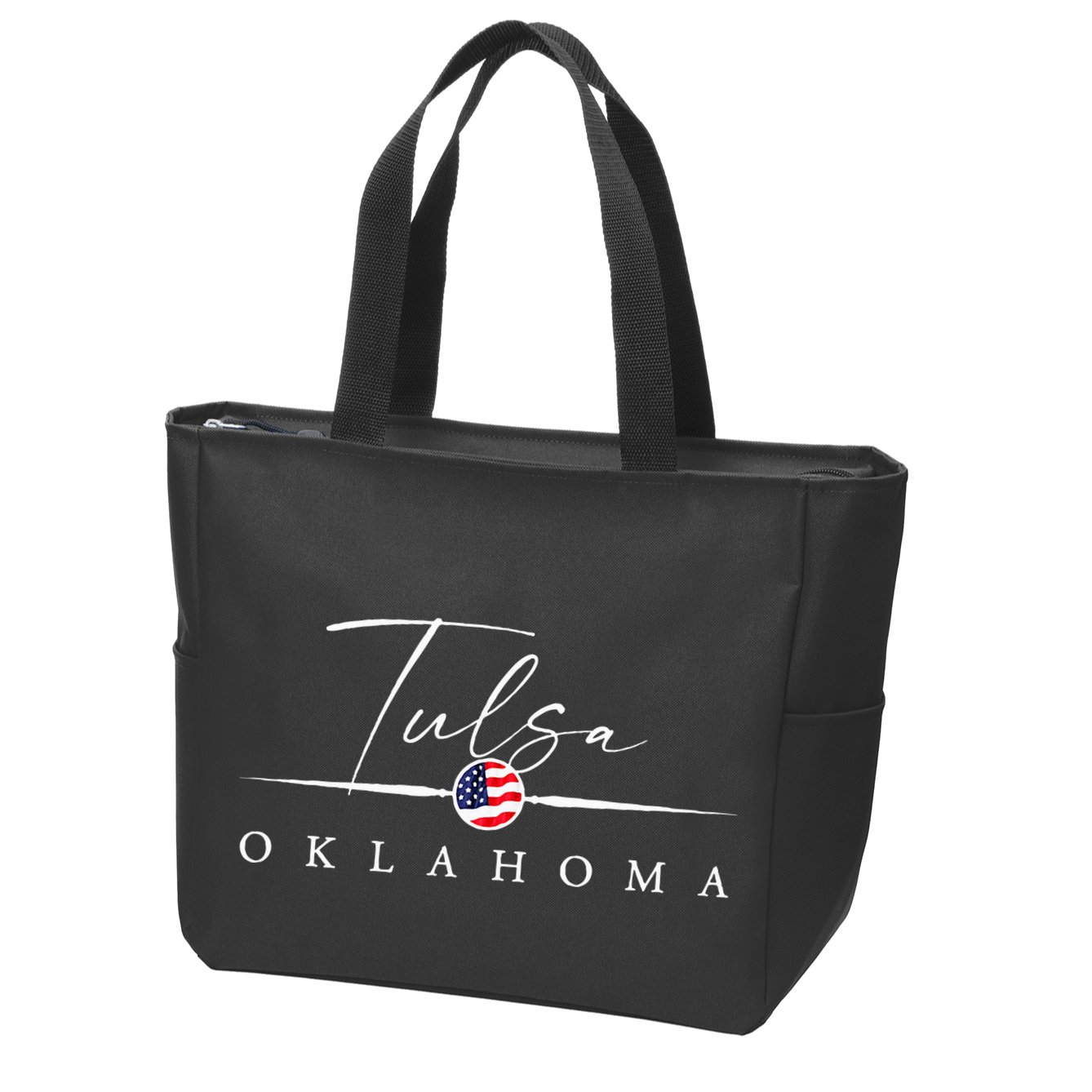 Tulsa Oklahoma Zip Tote Bag