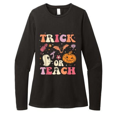 Trick Or Teach Ghost Teacher Halloween Costume For Wo Womens CVC Long Sleeve Shirt