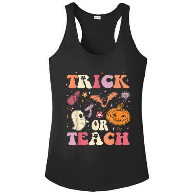 Trick Or Teach Ghost Teacher Halloween Costume For Wo Ladies PosiCharge Competitor Racerback Tank