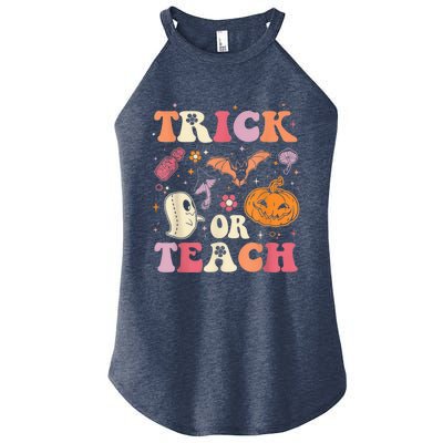 Trick Or Teach Ghost Teacher Halloween Costume For Wo Women's Perfect Tri Rocker Tank