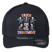 Trick Or Treatment Pt Physical Therapy Therapist Halloween Flexfit Unipanel Trucker Cap