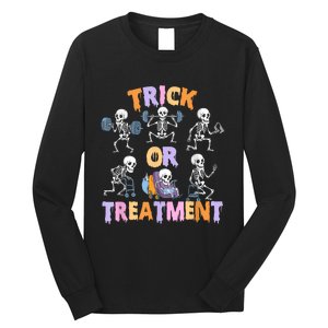 Trick Or Treatment Pt Physical Therapy Therapist Halloween Long Sleeve Shirt