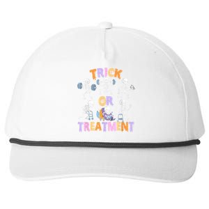 Trick Or Treatment Pt Physical Therapy Therapist Halloween Snapback Five-Panel Rope Hat