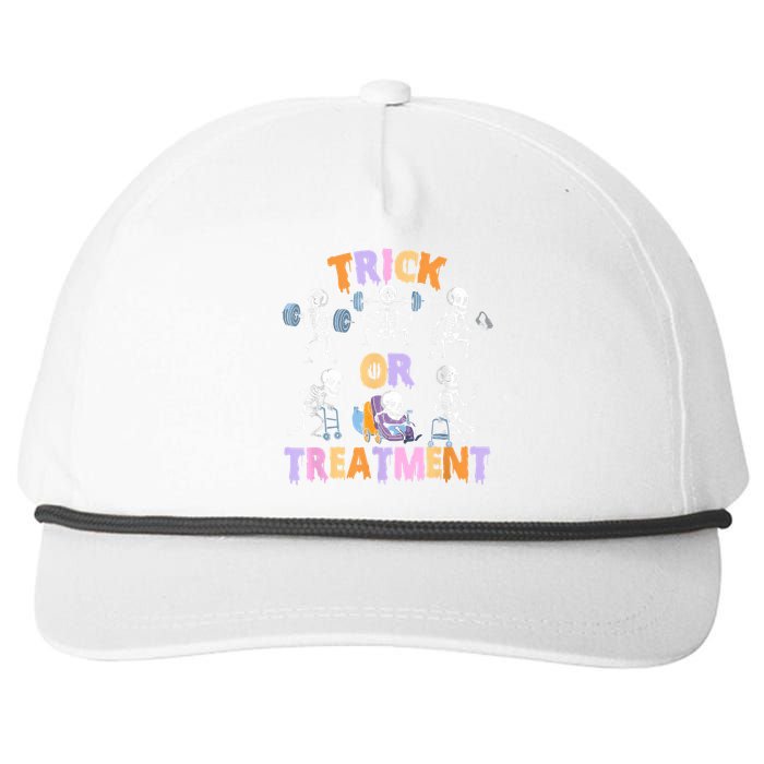 Trick Or Treatment Pt Physical Therapy Therapist Halloween Snapback Five-Panel Rope Hat