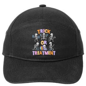 Trick Or Treatment Pt Physical Therapy Therapist Halloween 7-Panel Snapback Hat