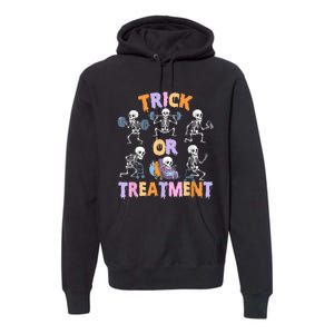 Trick Or Treatment Pt Physical Therapy Therapist Halloween Premium Hoodie