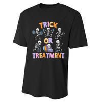 Trick Or Treatment Pt Physical Therapy Therapist Halloween Performance Sprint T-Shirt