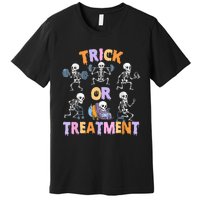 Trick Or Treatment Pt Physical Therapy Therapist Halloween Premium T-Shirt