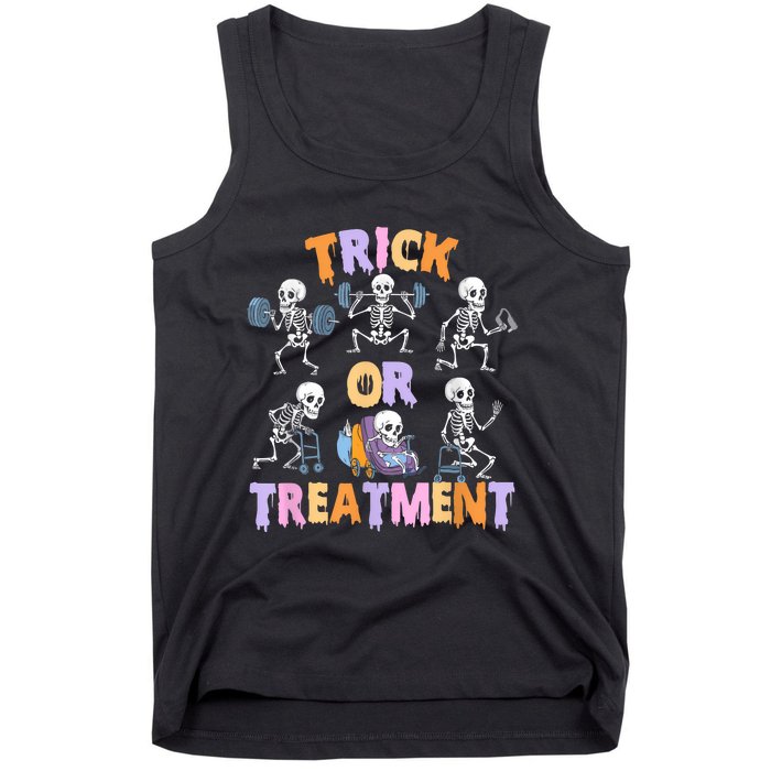 Trick Or Treatment Pt Physical Therapy Therapist Halloween Tank Top