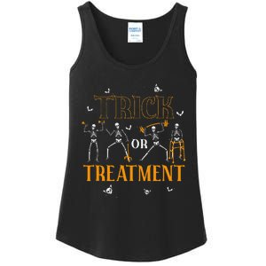 Trick Or Treatment Pt Physical Therapy Therapist Halloween Ladies Essential Tank