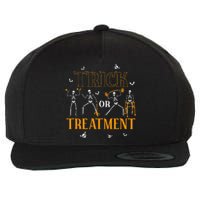 Trick Or Treatment Pt Physical Therapy Therapist Halloween Wool Snapback Cap