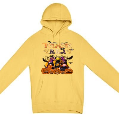 Trick Or Treat Cute Halloween Gnomes Cool Gift Premium Pullover Hoodie