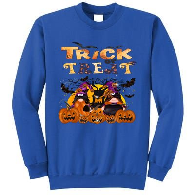 Trick Or Treat Cute Halloween Gnomes Cool Gift Sweatshirt