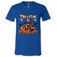 Trick Or Treat Cute Halloween Gnomes Cool Gift V-Neck T-Shirt