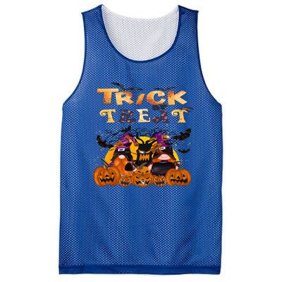 Trick Or Treat Cute Halloween Gnomes Cool Gift Mesh Reversible Basketball Jersey Tank