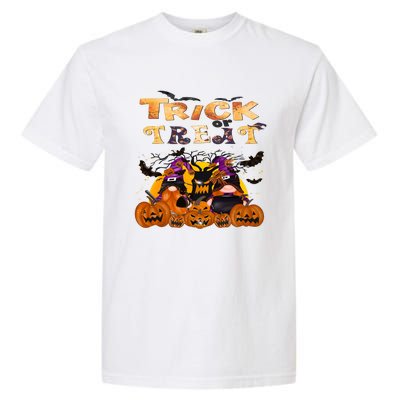 Trick Or Treat Cute Halloween Gnomes Cool Gift Garment-Dyed Heavyweight T-Shirt