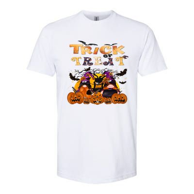 Trick Or Treat Cute Halloween Gnomes Cool Gift Softstyle CVC T-Shirt