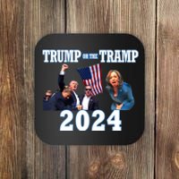 Trump Or The Tramp 2024 Vote For Trump Trump Vance 2024 Coaster