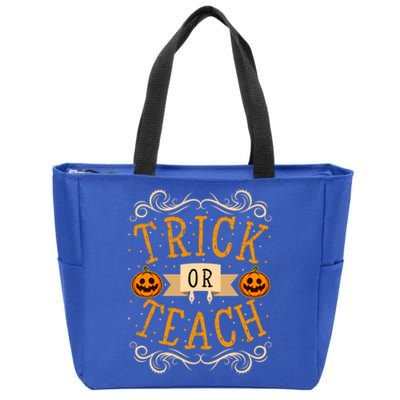 Trick Or Teach Gift Zip Tote Bag