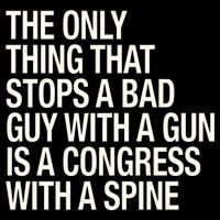 The Only Thing That Stops A Bad Guy With A Gun Is A Congress With A Spine Drawstring Bag