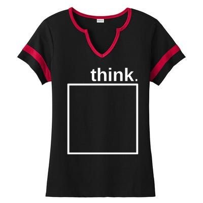 Think Outside The Box Ladies Halftime Notch Neck Tee