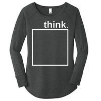 Think Outside The Box Women's Perfect Tri Tunic Long Sleeve Shirt