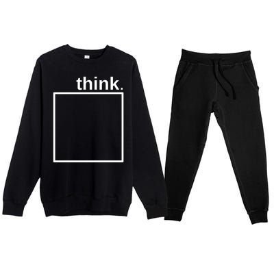 Think Outside The Box Premium Crewneck Sweatsuit Set