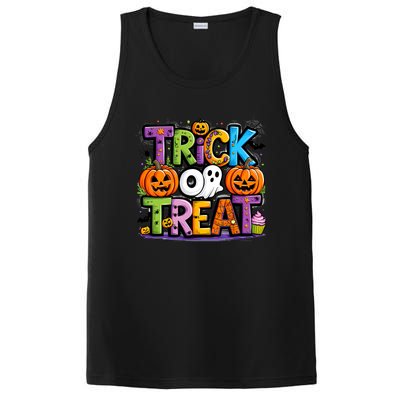 Trick Or Treat Halloween Cool Logo PosiCharge Competitor Tank